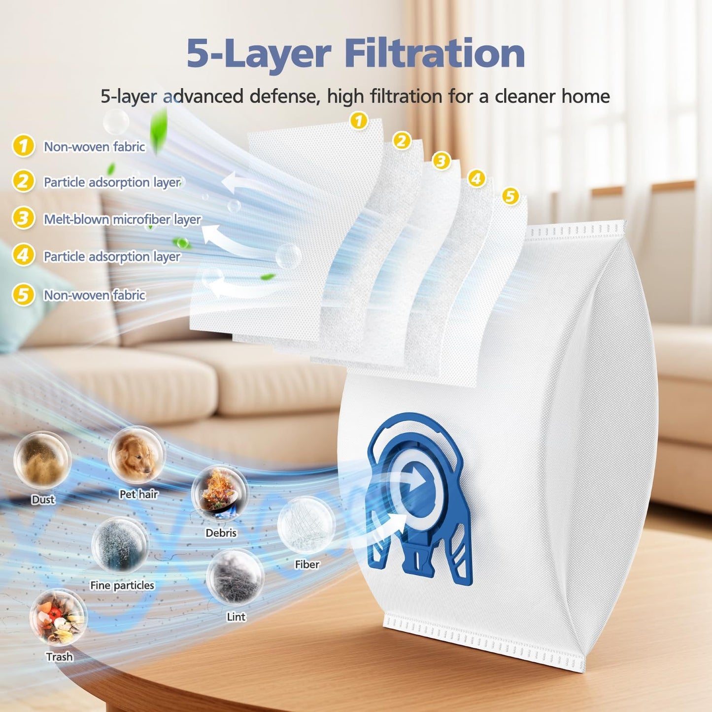 12pc Vacuum Bag