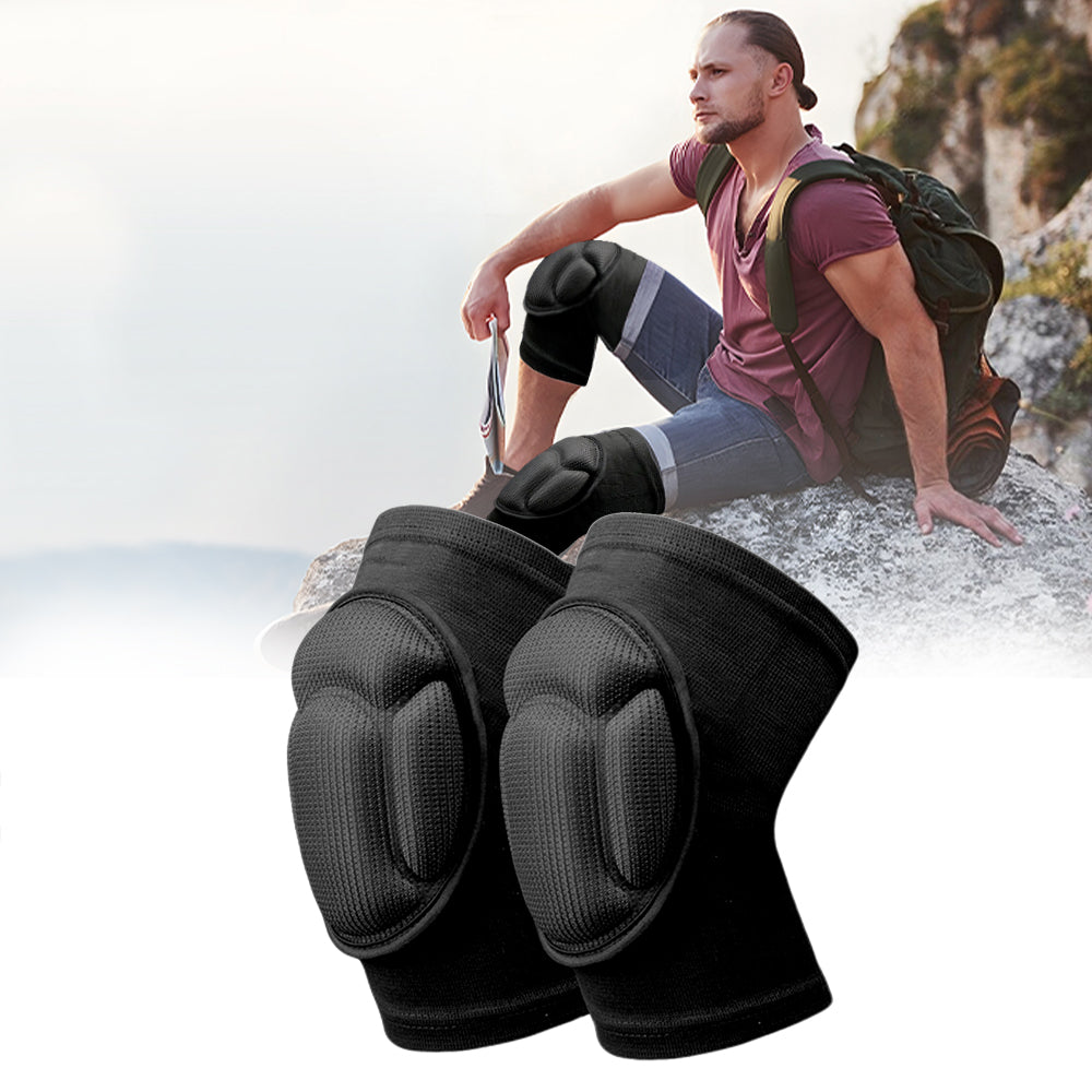 1 Pair Professional Knee Pads Construction Comfort Leg Protectors for Work Safety