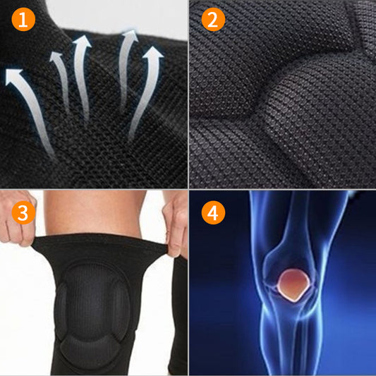 1 Pair Professional Knee Pads Construction Comfort Leg Protectors for Work Safety